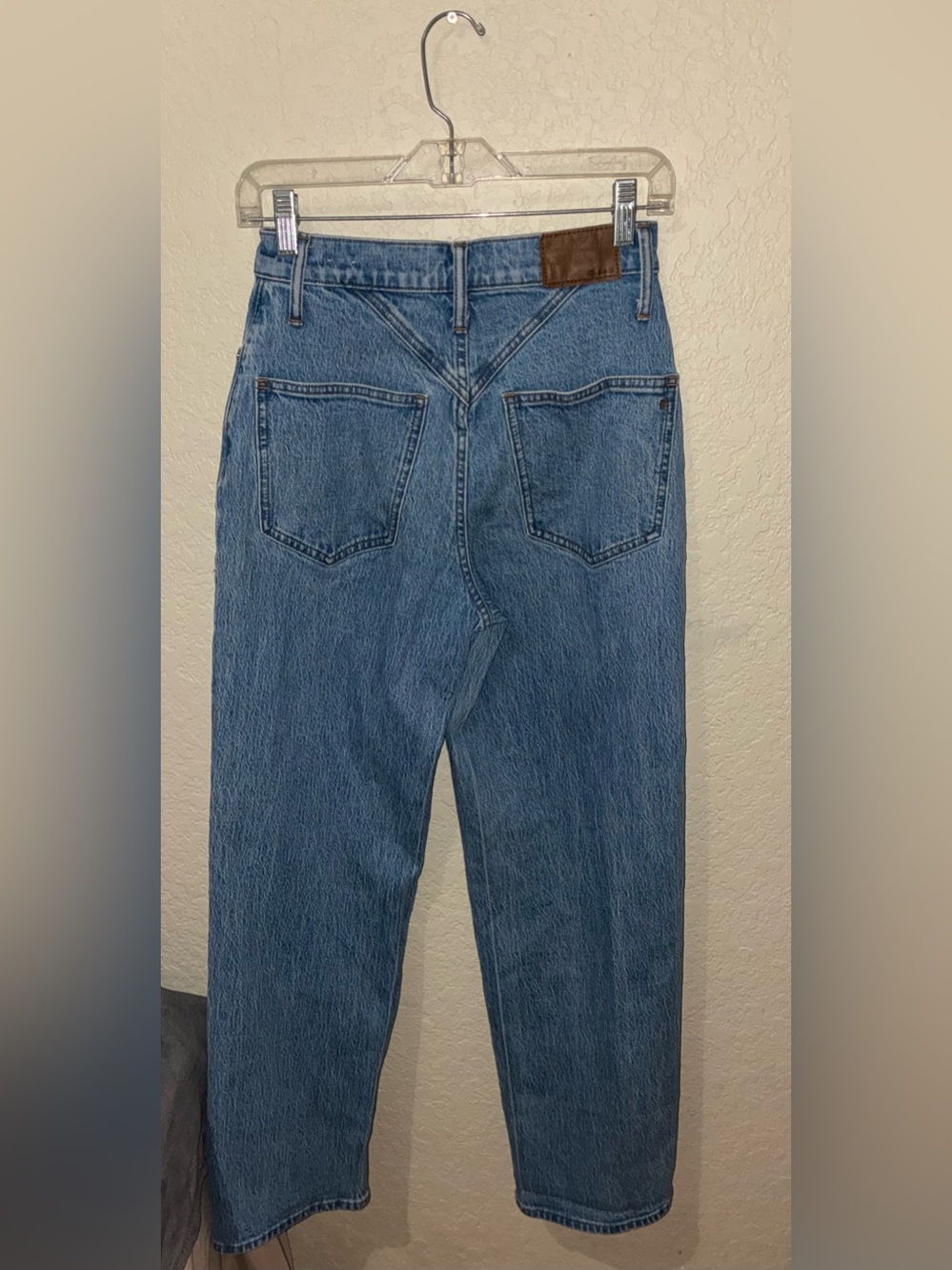Madewell Straight-Leg High-Rise Jeans — Light Blue Denim - Picture 3 of 4